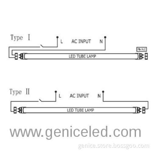 low price led tube t8 fitting